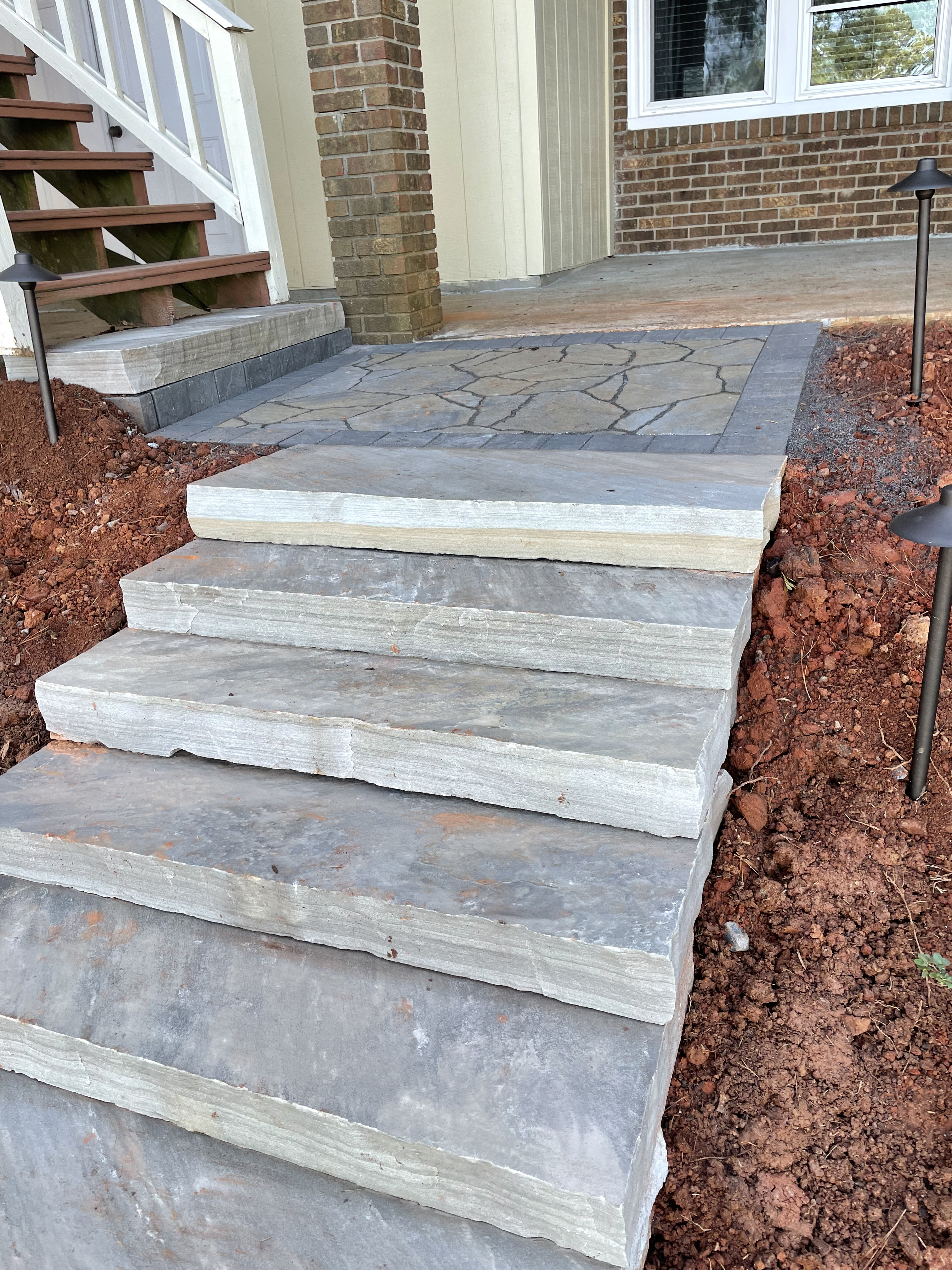 Custom stone masonry project by Kalberer Construction