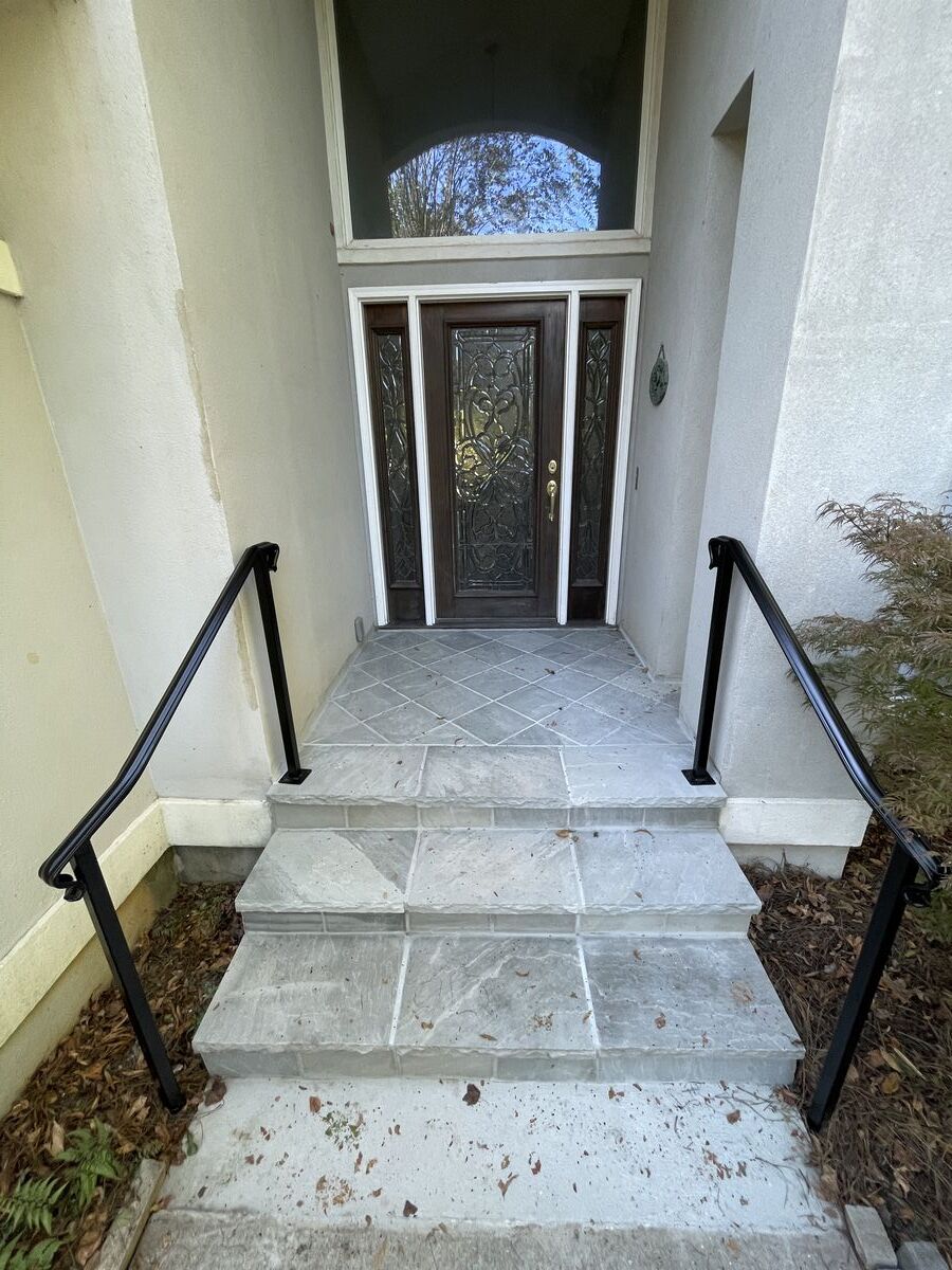 Custom stone work project by Kalberer Construction