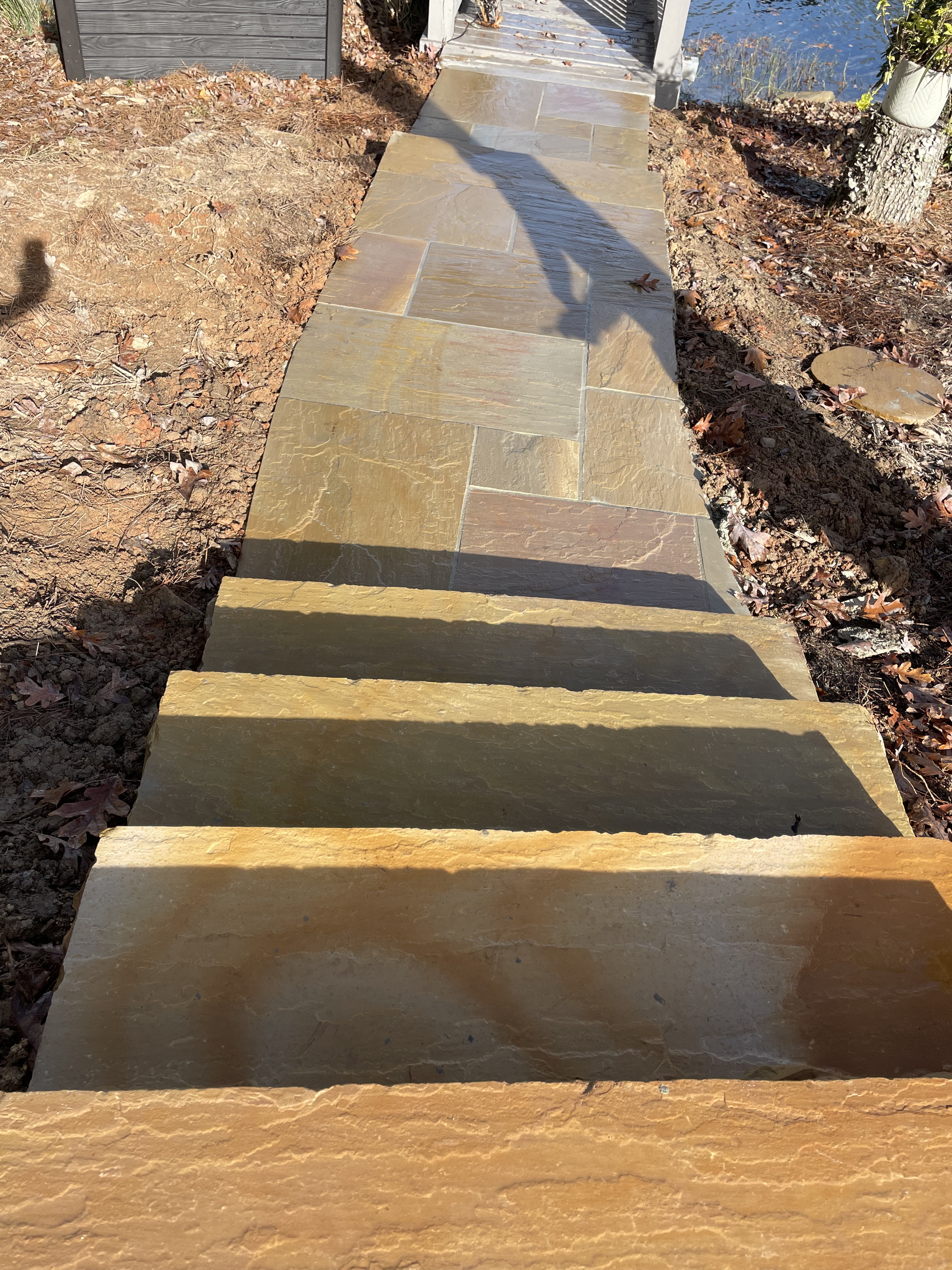 Custom stone masonry project by Kalberer Construction